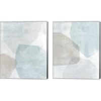 Framed 'Pensive 2 Piece Canvas Print Set' border=