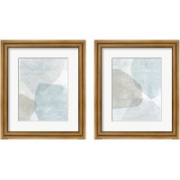 Framed 'Pensive 2 Piece Framed Art Print Set' border=