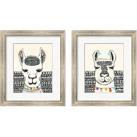 Framed Party Llama 2 Piece Framed Art Print Set