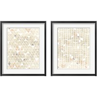 Framed Pattern Intersect 2 Piece Framed Art Print Set