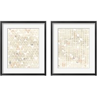 Framed 'Pattern Intersect 2 Piece Framed Art Print Set' border=