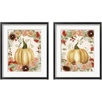 Framed 'Red Autumn 2 Piece Framed Art Print Set' border=