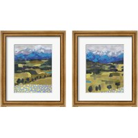 Framed 'Alpine Impression 2 Piece Framed Art Print Set' border=