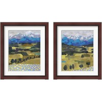 Framed 'Alpine Impression 2 Piece Framed Art Print Set' border=