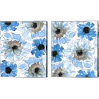 Framed Water Blossoms 2 Piece Canvas Print Set