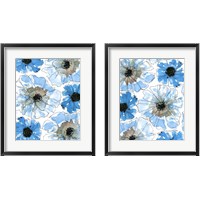 Framed 'Water Blossoms 2 Piece Framed Art Print Set' border=