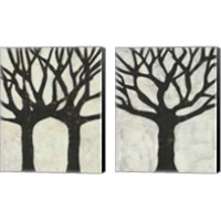 Framed Batik Arbor 2 Piece Canvas Print Set