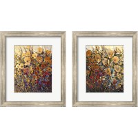 Framed 'Bright & Bold Flowers 2 Piece Framed Art Print Set' border=