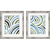 Framed 'Swirly Bob 2 Piece Framed Art Print Set' border=