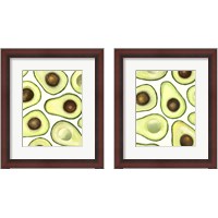 Framed Avocado Arrangement 2 Piece Framed Art Print Set