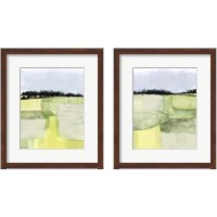 Framed 'Pale Vista 2 Piece Framed Art Print Set' border=
