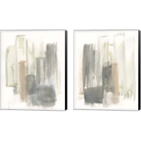 Framed 'Touch of Pastel 2 Piece Canvas Print Set' border=