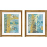 Framed 'Caribbean Sea 2 Piece Framed Art Print Set' border=