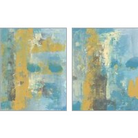 Framed Caribbean Sea 2 Piece Art Print Set