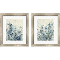 Framed 'Blue Spring 2 Piece Framed Art Print Set' border=