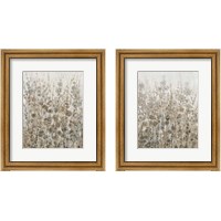 Framed 'Early Fall Flowers 2 Piece Framed Art Print Set' border=