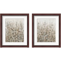Framed 'Early Fall Flowers 2 Piece Framed Art Print Set' border=