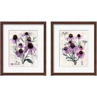 Framed 'Purple Wildflowers 2 Piece Framed Art Print Set' border=