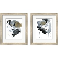Framed Raku Abstract 2 Piece Framed Art Print Set