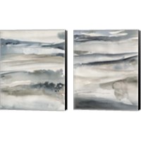 Framed Foggy Horizon 2 Piece Canvas Print Set