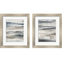 Framed 'Foggy Horizon 2 Piece Framed Art Print Set' border=