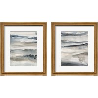 Framed 'Foggy Horizon 2 Piece Framed Art Print Set' border=