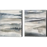 Framed 'Foggy Horizon 2 Piece Canvas Print Set' border=