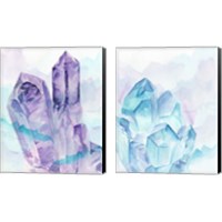 Framed 'Crystal Facets 2 Piece Canvas Print Set' border=
