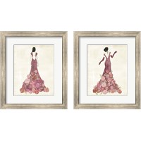 Framed 'Garland Gown 2 Piece Framed Art Print Set' border=