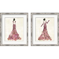 Framed 'Garland Gown 2 Piece Framed Art Print Set' border=