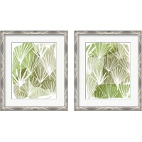 Framed 'Patch Palms 2 Piece Framed Art Print Set' border=