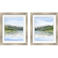 Framed 'Mirror Lake 2 Piece Framed Art Print Set' border=