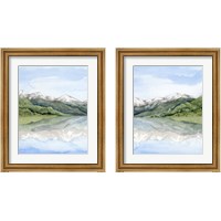 Framed 'Mirror Lake 2 Piece Framed Art Print Set' border=
