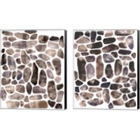 Framed 'Stepping Stones 2 Piece Canvas Print Set' border=