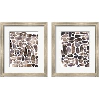 Framed 'Stepping Stones 2 Piece Framed Art Print Set' border=