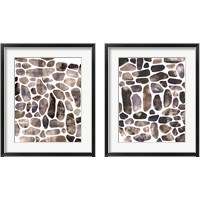 Framed 'Stepping Stones 2 Piece Framed Art Print Set' border=