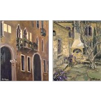 Framed 'Scenic Italy  2 Piece Art Print Set' border=