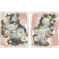 Framed 'Blossom Cascade 2 Piece Art Print Set' border=