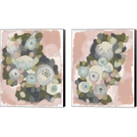 Framed 'Blossom Cascade 2 Piece Canvas Print Set' border=