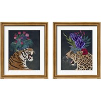 Framed Hot House Animals 2 Piece Framed Art Print Set