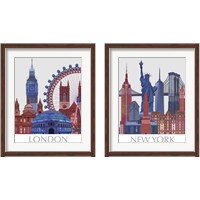 Framed London Landmarks 2 Piece Framed Art Print Set
