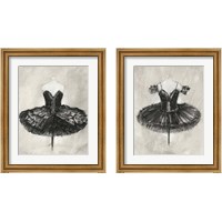 Framed Black Ballet Dress 2 Piece Framed Art Print Set