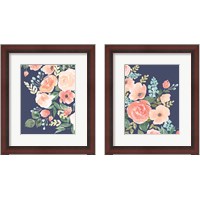 Framed 'Blooming Delight 2 Piece Framed Art Print Set' border=