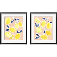 Framed 'Lemon Love 2 Piece Framed Art Print Set' border=