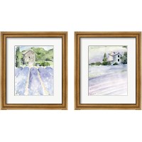 Framed Lavender Fields 2 Piece Framed Art Print Set