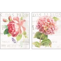 Framed 'Maison Des Fleurs 2 Piece Art Print Set' border=