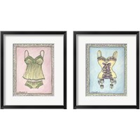 Framed 'Lingerie 2 Piece Framed Art Print Set' border=