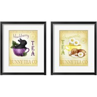 Framed 'Tea Bunny 2 Piece Framed Art Print Set' border=