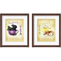 Framed 'Tea Bunny 2 Piece Framed Art Print Set' border=