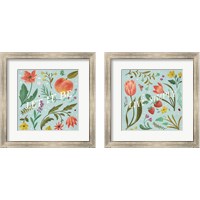 Framed Spring Botanical 2 Piece Framed Art Print Set